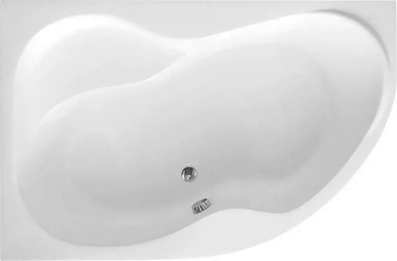 Aqualine vannas - Vanna Cidlina 160, 160x105x45 cm, kreisā, balta G3615