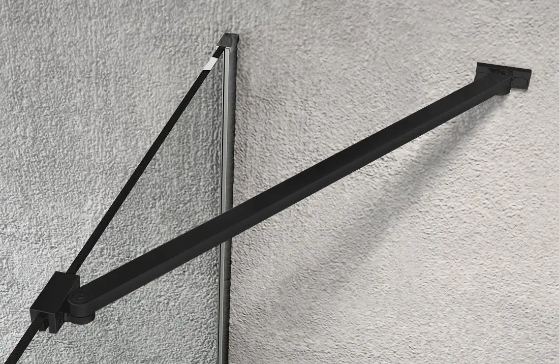 Gelco Vario - stūra balsts 650 mm, matēti melns GX2014