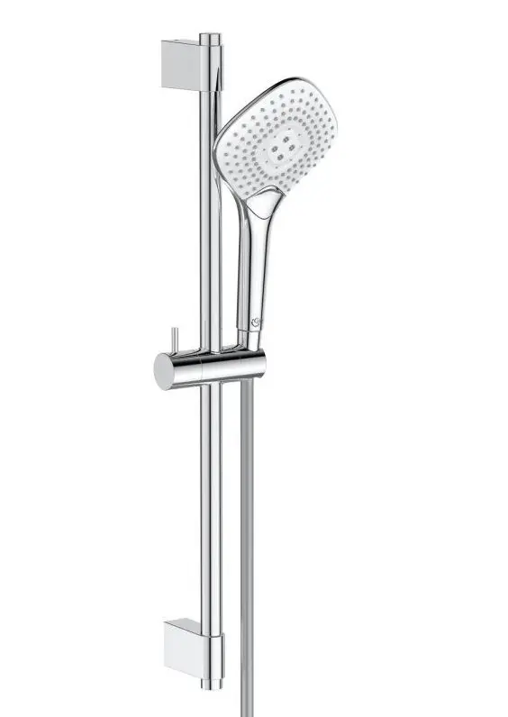 Ideal Standard Idealrain Evo Jet - dušas komplekts Diamond, dušas stienis 60 cm ar dušas galvu, 3 strūklas, hroms B1762AA