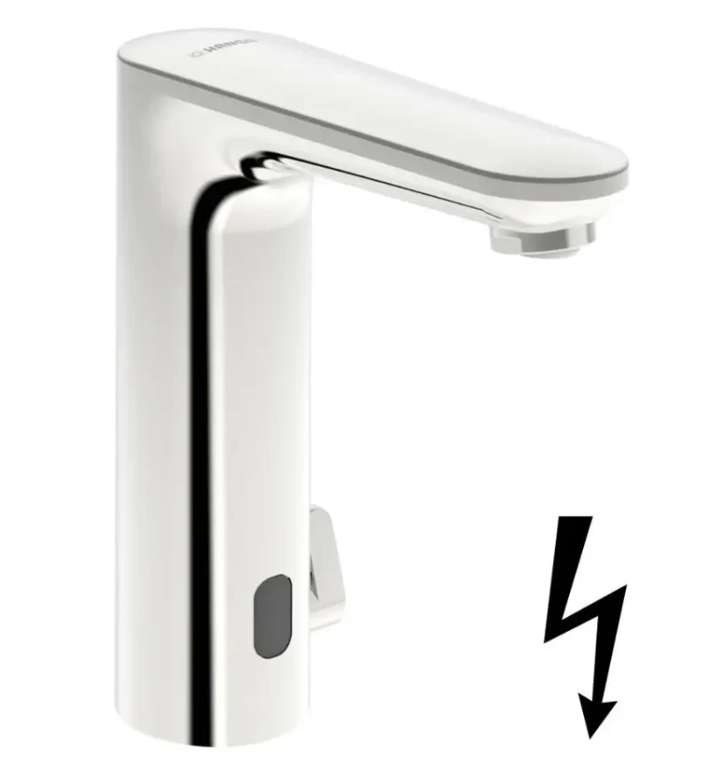 Hansa Electra - elektronisks termostata izlietnes maisītājs, darbība no tīkla, Bluetooth, hroms 93631129