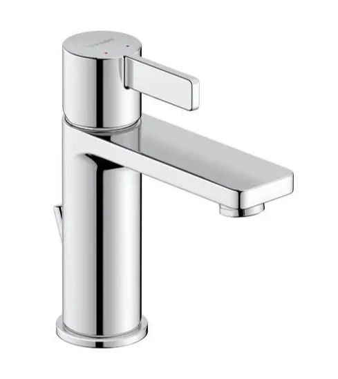 Duravit D-Neo - izlietnes maisītājs ar noteces komplektu, hroms DE1020001010