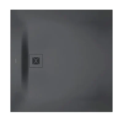 Duravit Sustano - dušas paliktnis 100x100 cm, DuraSolid, tumši pelēks matēts 720275650000000