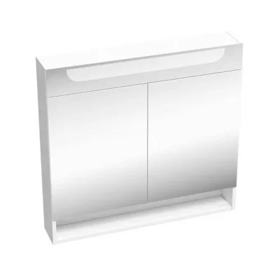 Ravak Classic II - spoguļskapis ar LED apgaismojumu, 80x14x76 cm, 2 durvis, spīdīgi balts X000001471