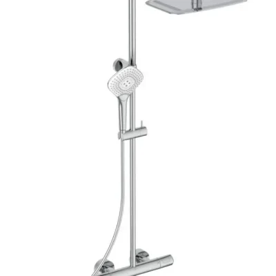 Ideal Standard CeraTherm - dušas komplekts ar termostatu, 30x20 cm, 3 strūklas, hroms A7705AA