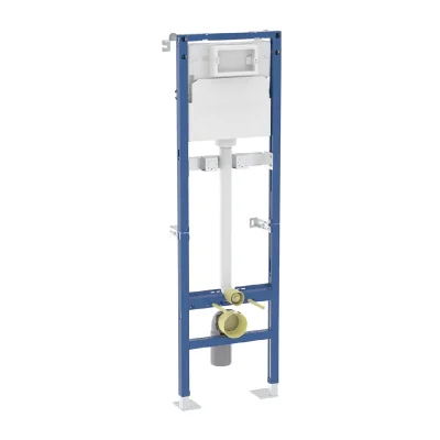 Geberit Duofix - montāžaelements izlietnei, 175 cm, zemapmetuma skalošanas tvertne Delta 12 cm, virsapmetuma sienas maisītājs 111.569.00.2