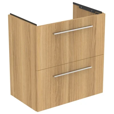 Ideal Standard i.Life S - skapītis rokas izlietnei, 60x38x63 cm, 2 atvilktnes, ozols T5293NX