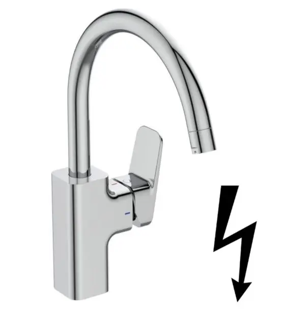 Ideal Standard CeraPlan - virtuves izlietnes maisītājs, BlueStart, hroms BD335AA