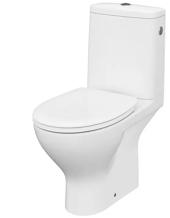 Cersanit Moduo - WC komplekts ar SoftClose sēdekli, Vario aizplūde, ūdens pieslēgums sānos, CleanOn, balts K116-030