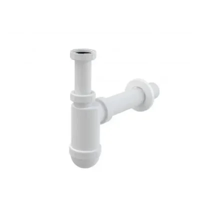 Alcadrain Siphons - izlietnes sifons, diametrs 40 mm ar pārplūdes uzgriezni A43