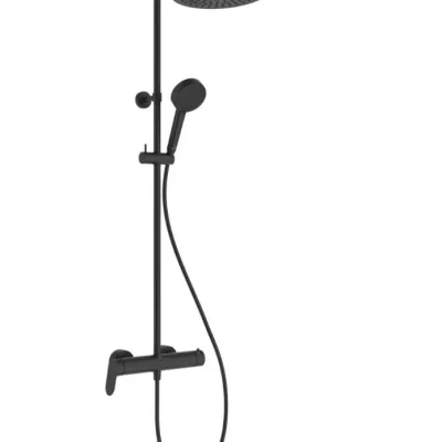 Ideal Standard CeraFlow T25+ - dušas komplekts ar maisītāju, diametrs 26 cm, 2 strūklas veidi, matēti melns A8484XG