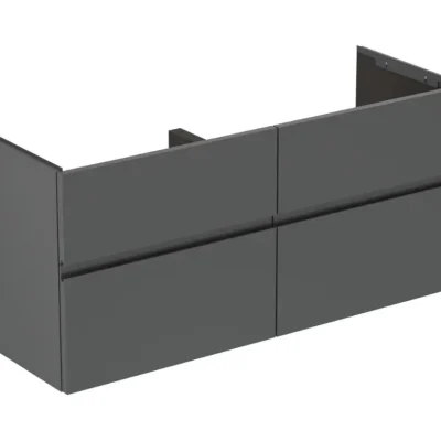 Ideal Standard Finesse - izlietnes skapītis, 120x44x55 cm, 4 atvilktnes, matēti antracīts E3390Y2