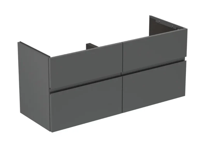 Ideal Standard Finesse - izlietnes skapītis, 120x44x55 cm, 4 atvilktnes, matēti antracīts E3390Y2