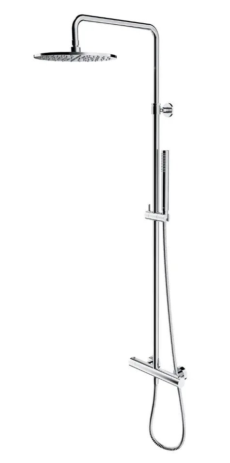OMNIRES Y - dušas komplekts ar termostatu, diametrs 25 cm, hroms Y1244SUCR