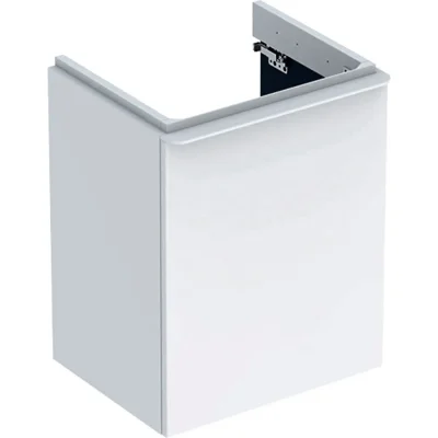 Geberit Smyle Square - izlietnes apakšskapis, 49x41x62 cm, 1 durvis, eņģes kreisajā pusē, balts spīdīgs/balts matēts 500.364.00.1