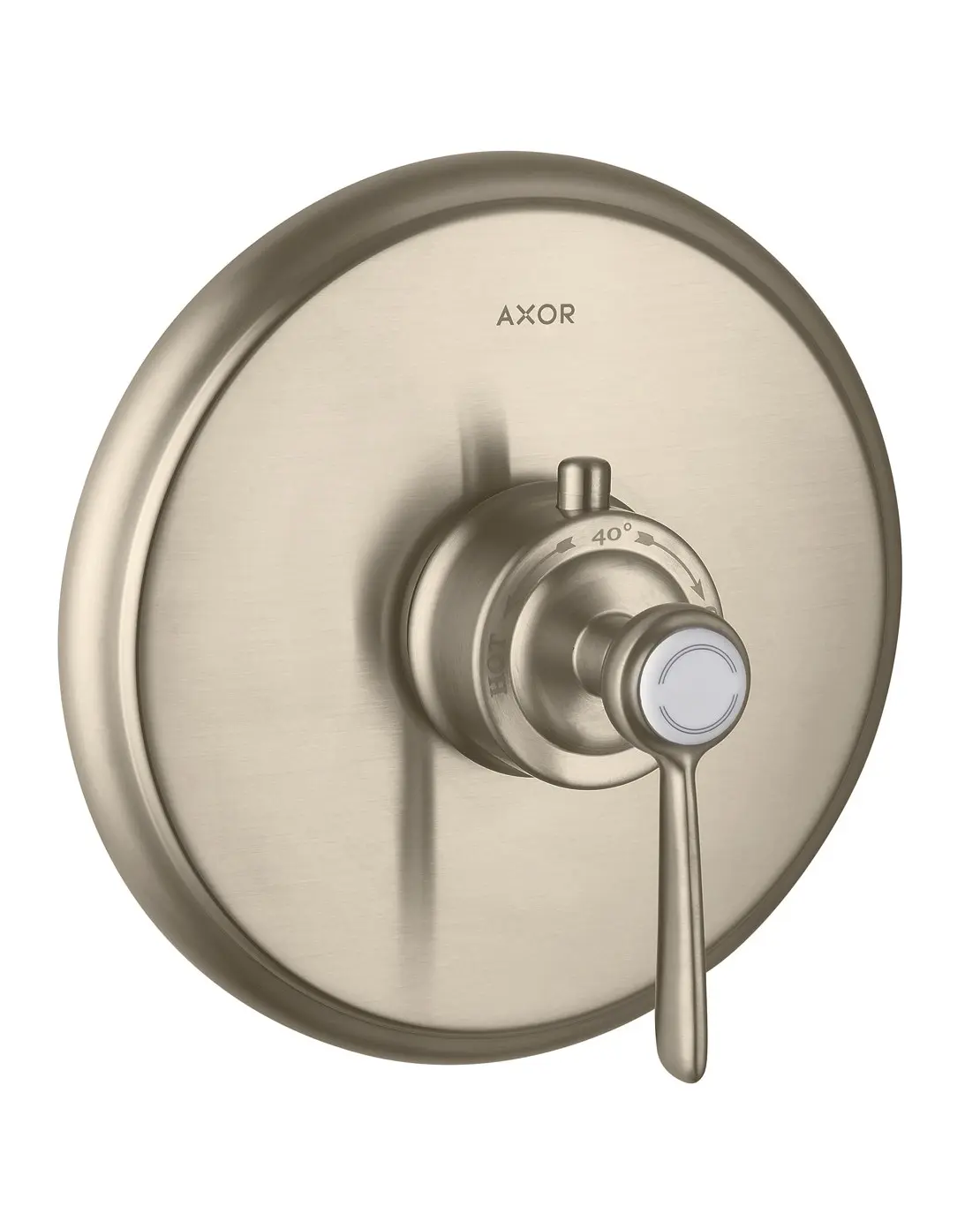 Axor Montreux - termostata maisītājs Highflow zemapmetuma, matēts niķelis 16824820