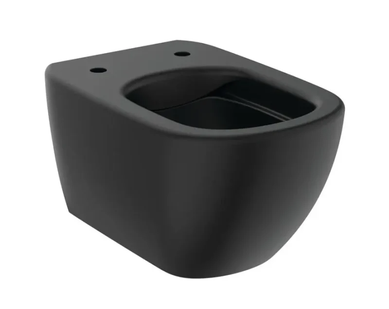 Ideal Standard Tesi - sienas WC, RimLS+, zīda melns T4932V3
