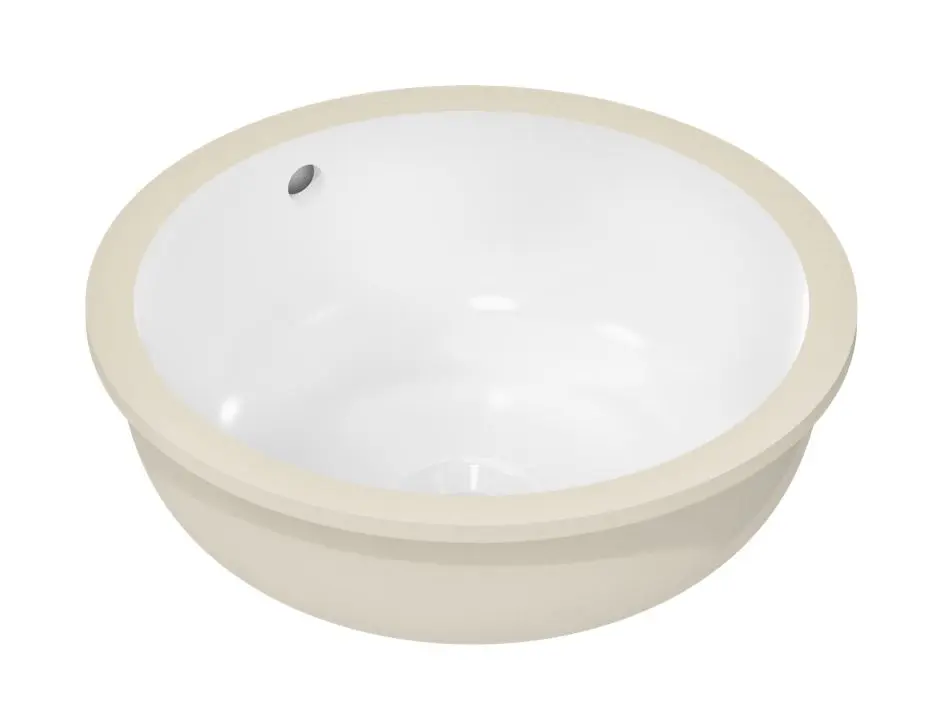 Hansgrohe Xuniva S - iebūvējama roku mazgāšanas izlietne, diametrs 35 cm, ar pārplūdi, balta 60151450