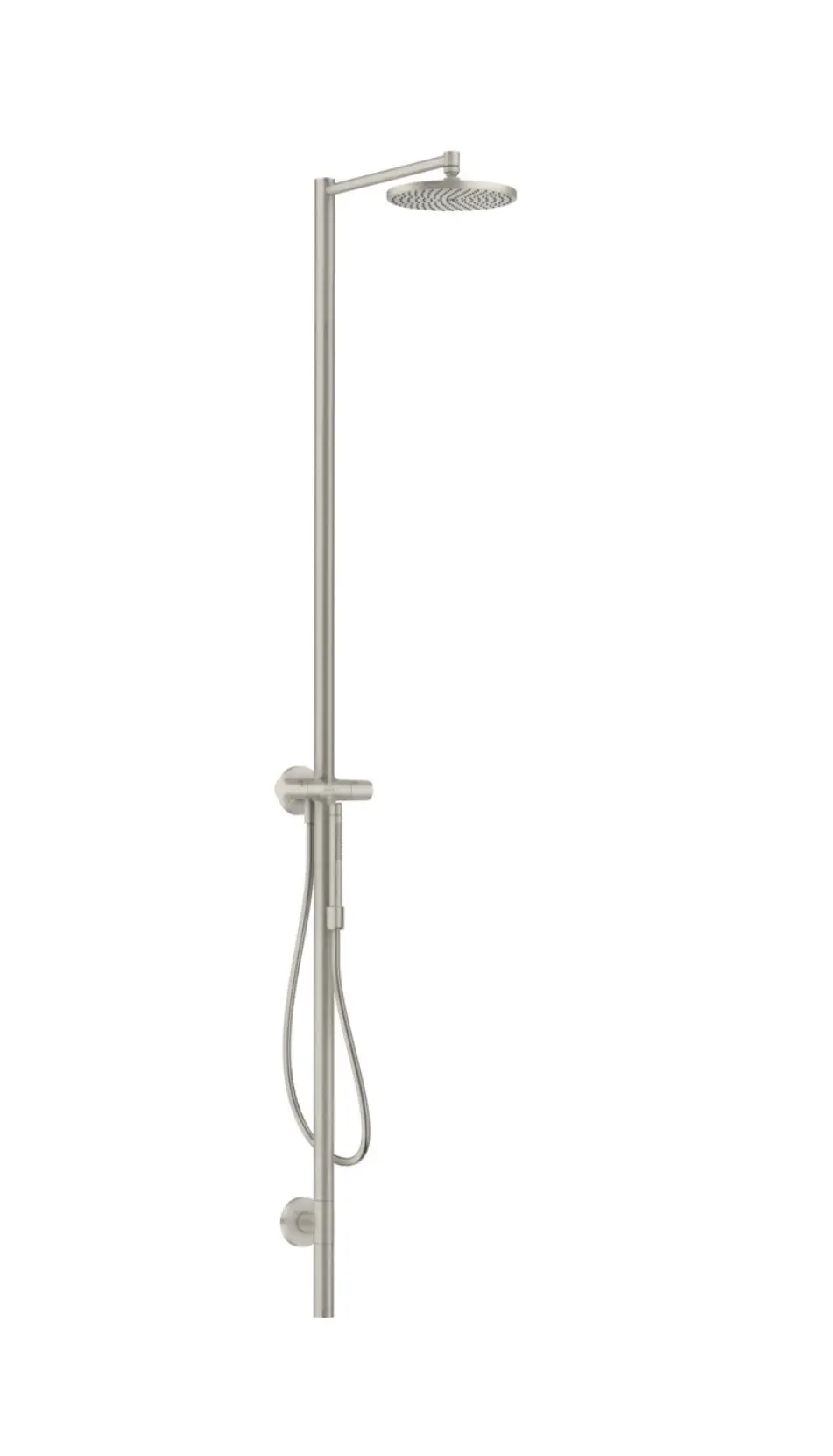 Axor Starck - dušas komplekts ar maisītāju, diametrs 24 cm, 1 strūkla, nerūsējošais tērauds 12670800