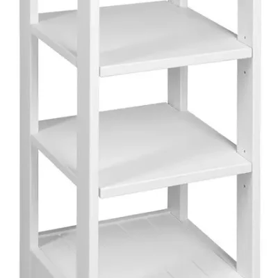 Aqualine Etide - plauktu skapis 36x87x36 cm, balts matēts ET086