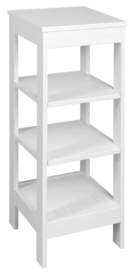 Aqualine Etide - plauktu skapis 36x87x36 cm, balts matēts ET086
