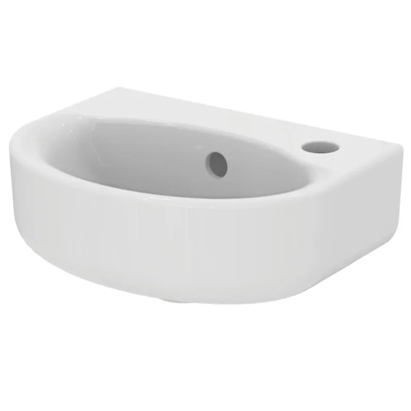 Ideal Standard Connect - izlietne 35x26 cm, 1 caurums labajā pusē, ar Ideal Plus, balta E7913MA