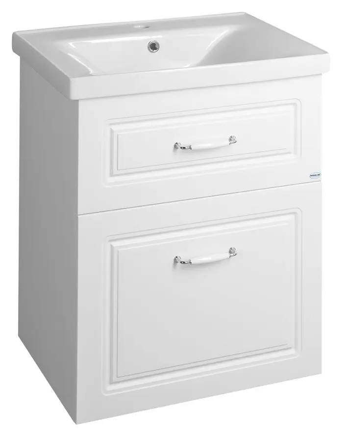 Aqualine Favolo - izlietnes skapītis, 57x73x45 cm, balts matēts FV260