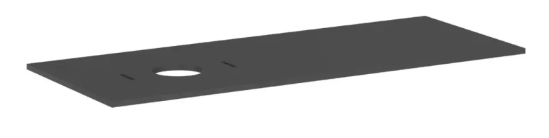Hansgrohe Xilesa E - izlietnes plātne, 138x55 cm, izgriezums kreisajā pusē, matēti pelēka 54278760