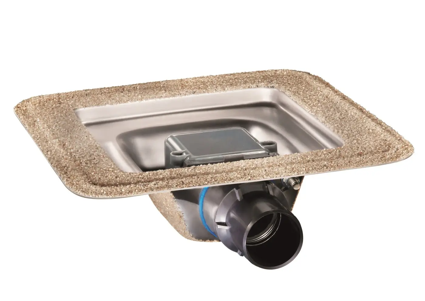 I-Drain Square - nerūsējošā tērauda grīdas noteka Chape 54, 15x15 cm ID4CSQ0150