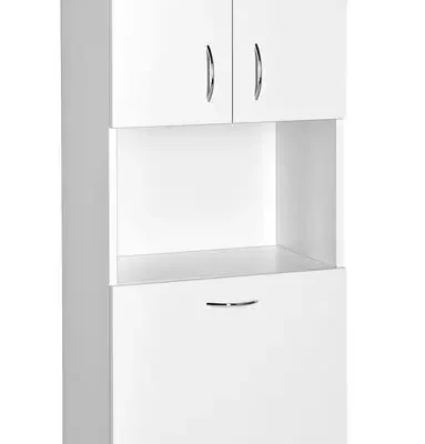 Aqualine Simplex Eco - skapis ar grozu 50x180x30 cm, balts matēts SIME510