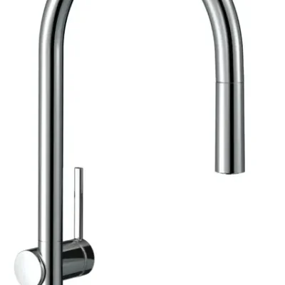 Hansgrohe M54 - virtuves izlietnes maisītājs Talis, ar izvelkamu izteku, hromēts 72802000