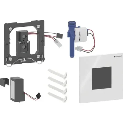 Geberit - elektroniska pisuāra skalošanas vadība tips 01, darbība ar baterijām, Bluetooth, alpu balts 116.094.11.1