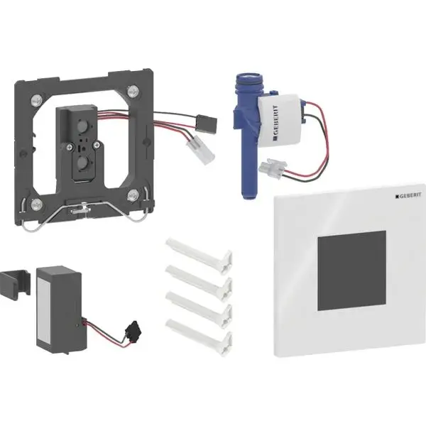 Geberit - elektroniska pisuāra skalošanas vadība tips 01, darbība ar baterijām, Bluetooth, alpu balts 116.094.11.1