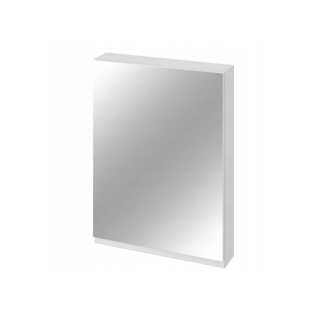 Cersanit Moduo - spoguļskapis, 80x60x14 cm, 1 durvis, eņģes pa kreisi/pa labi, balts S590-018-DSM