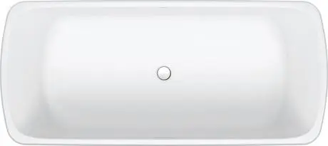 Duravit Qatego - brīvi stāvoša vanna, 180x80 cm, balta 700911000000000
