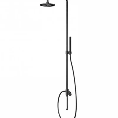Steinberg 100 - dušas komplekts bez maisītāja, diametrs 20 cm, matēti melns 100 2770 S