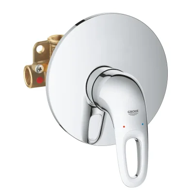 Grohe Eurostyle - dušas vienas sviras maisītājs ar elementu, zemapmetuma montāža, hroms 33635003