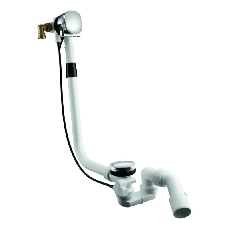 Ideal Standard Dea - noteces un pārplūdes komplekts Multiplex Trio, t.sk. ieplūde (diametrs 52 mm) ar pagarinājumu, hromēts K7812AA