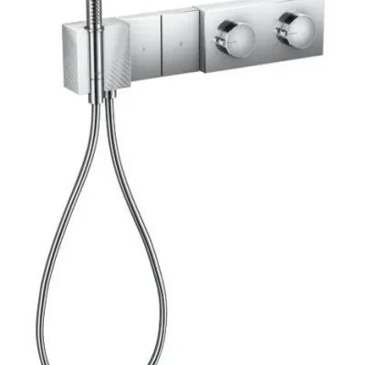 Axor Edge - termostata dušas maisītājs Select 470/100 - zemapmetuma 2 patērētājiem, hroms / dimanta slīpējums 46701000