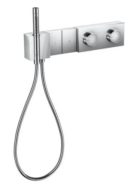 Axor Edge - termostata dušas maisītājs Select 470/100 - zemapmetuma 2 patērētājiem, hroms / dimanta slīpējums 46701000