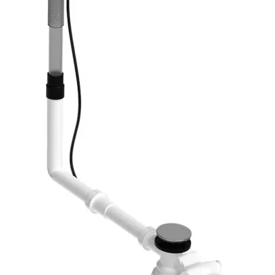 Duravit piederumi - noteces un pārplūdes komplekts Quadroval ar pievadu, Bowdena kabelis 650 mm, hroms 792203000001000