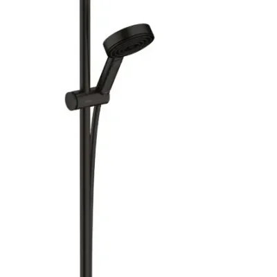 Hansgrohe Pulsify Select S - dušas komplekts ar termostatu, 3 strūklas, melns matēts 24261670