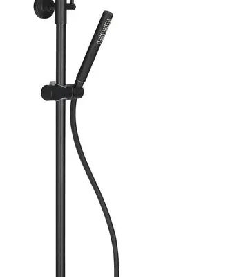 Sapho Mia - dušas komplekts ar maisītāju, diametrs 20 cm, 1 strūkla, melns MA139B