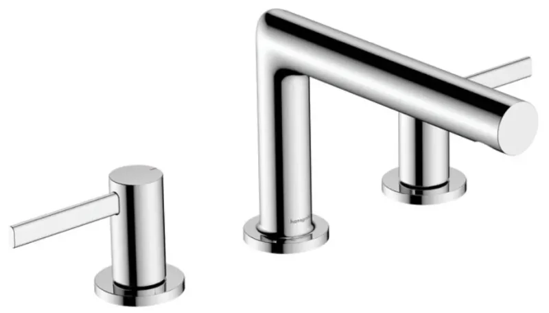 Hansgrohe Zesis S - izlietnes maisītājs ar izvelkamu noteces komplektu, 3 caurumu montāža, EcoSmart+, hroms 74733000