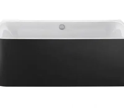 Duravit Happy D.2 Plus - vanna 180x80 cm, labā, ar paneli, balta/grafīts super matēts 700450800000000