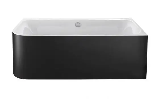 Duravit Happy D.2 Plus - vanna 180x80 cm, labā, ar paneli, balta/grafīts super matēts 700450800000000