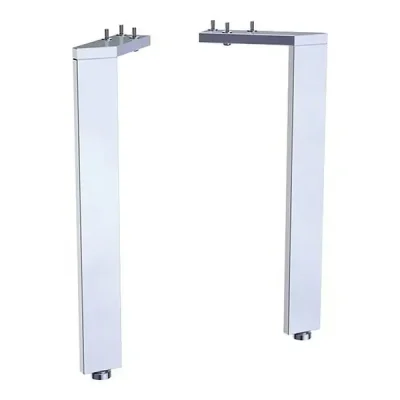 Geberit Acanto - skapju kājas, 316 mm, alumīnijs / hromēts 500.657.00.2