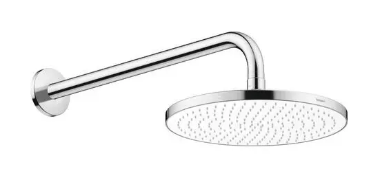 Duravit dušas - galvas duša, diametrs 23 cm, MinusFlow, hroms/balts UV0752002005