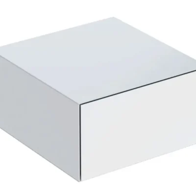 Geberit ONE - sānu skapis, 45x25x47 cm, 1 atvilktne, balts spīdīgs 505.078.00.1