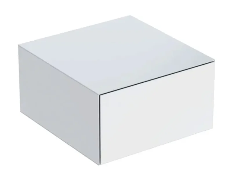Geberit ONE - sānu skapis, 45x25x47 cm, 1 atvilktne, balts spīdīgs 505.078.00.1