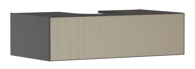 Hansgrohe Xevolos E - izlietnes skapītis, 28x98x55 cm, 1 atvilktne, pelēks matēts/bronza strukturēta 54315390